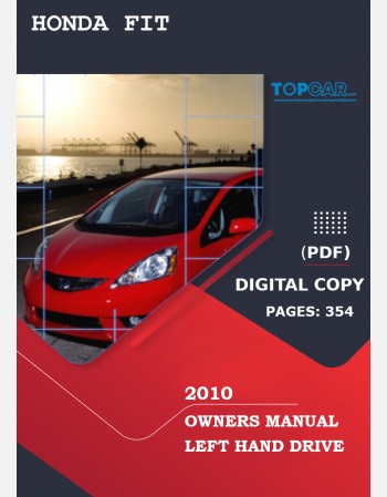 2010 honda fit owners manual